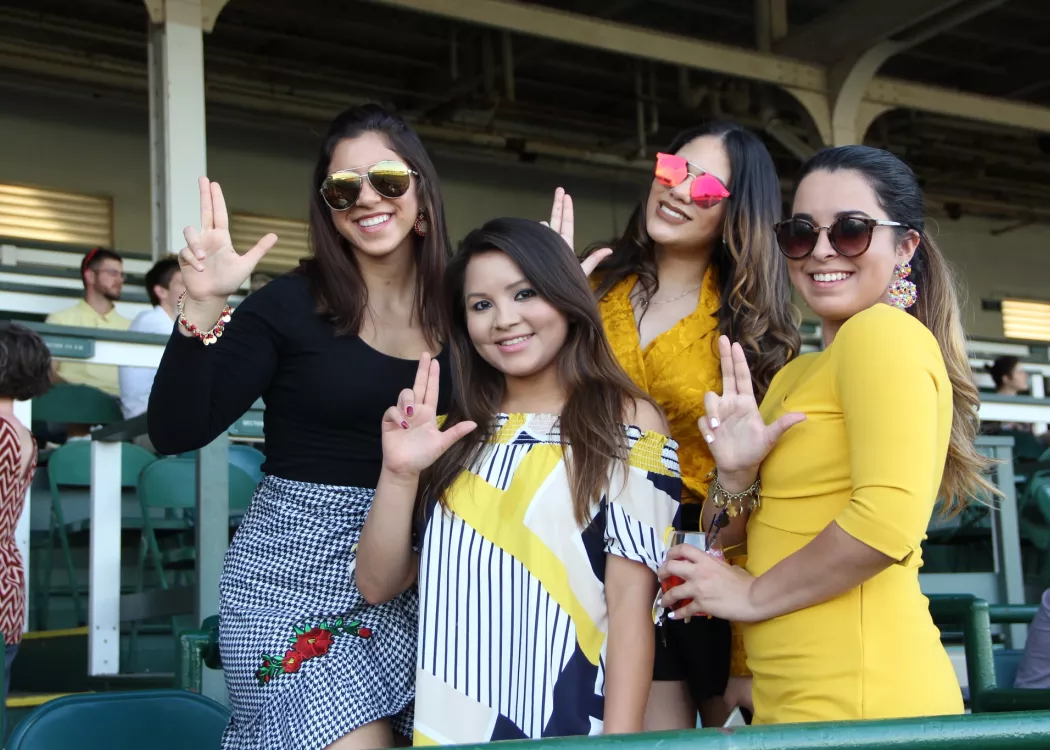 L's Up at Grad Day at the Downs